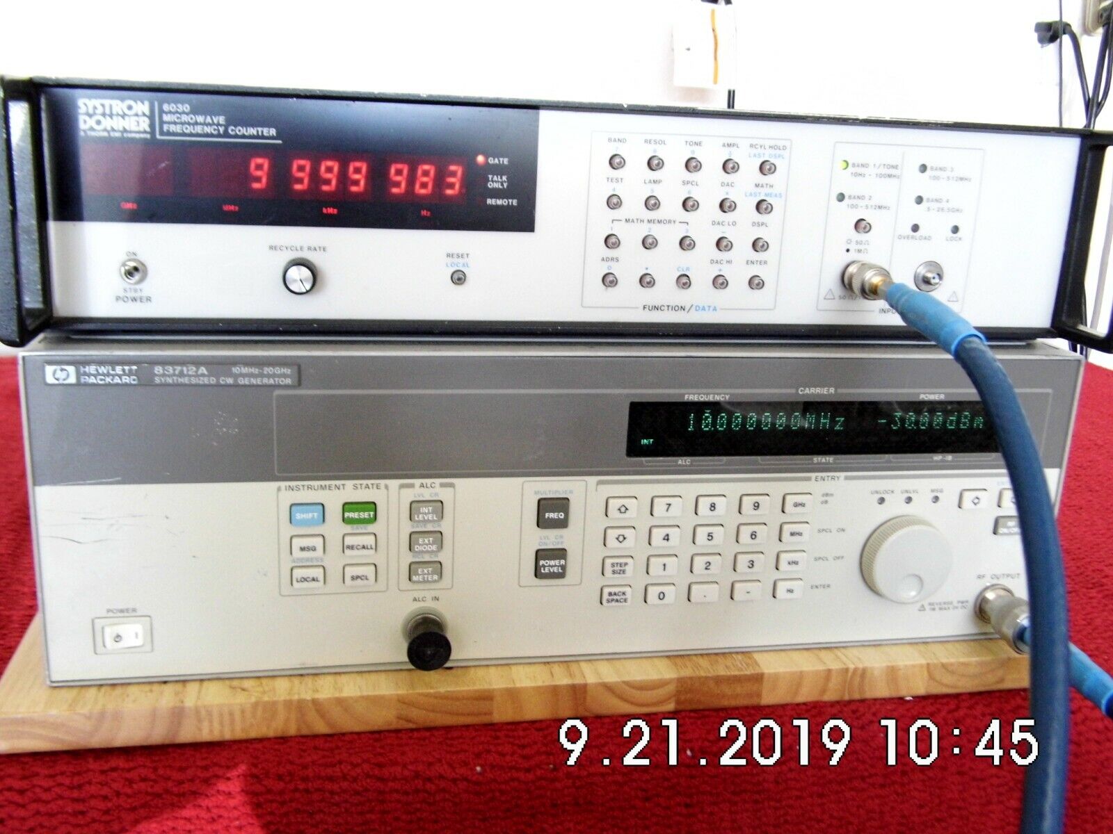 Systron Donner 6030 microwave frequency counter 10hz-26.5Ghz Systron Donner 6030 microwave frequency counter 10hz-26.5Ghz